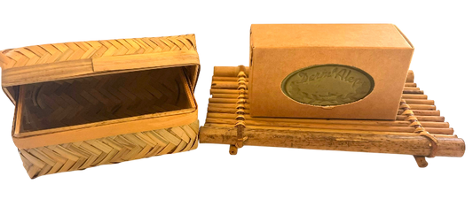 Savon Derm'Alep 125gr / boîte et support bambou imputrescible